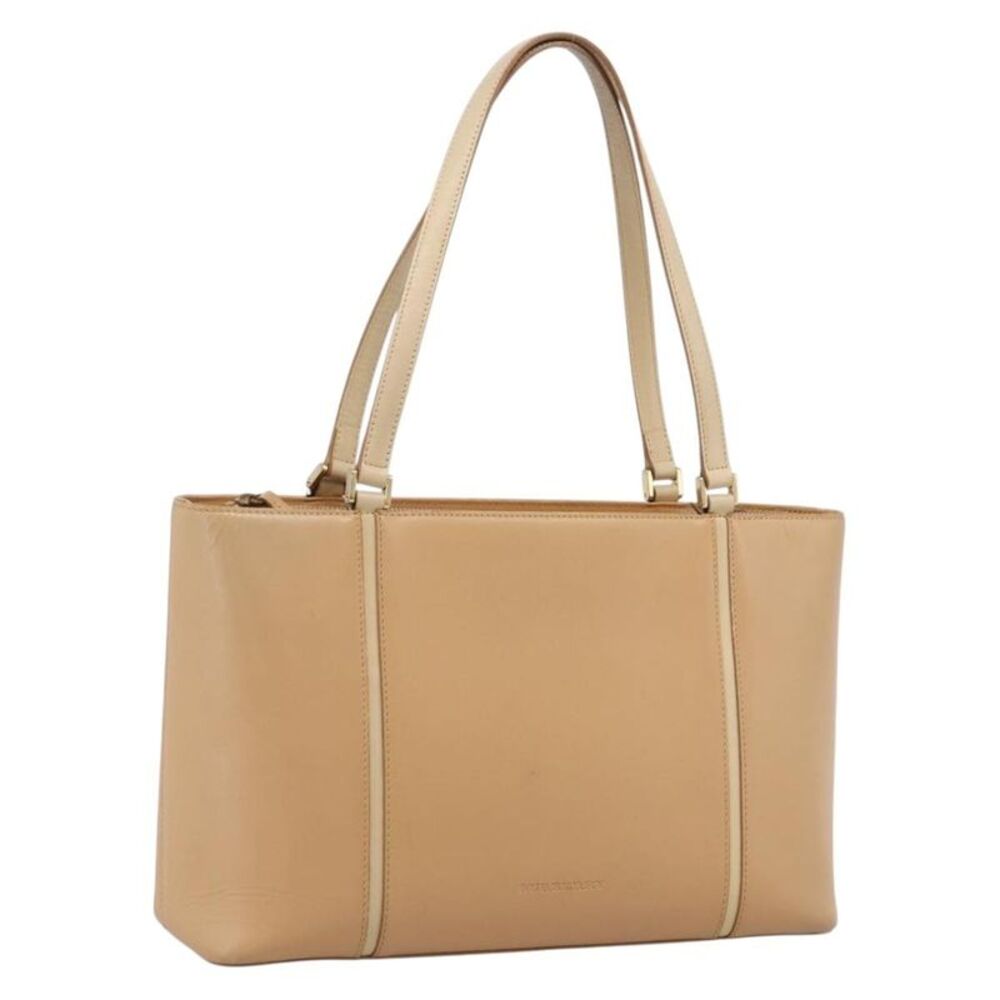 Burberry Handbag Leather Beige Leather Handbag